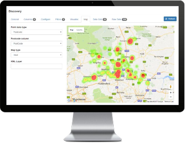 Discovery Heat Map Feature